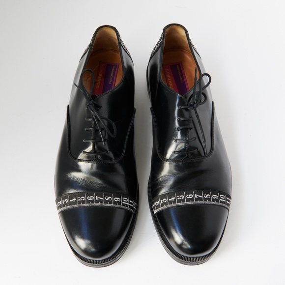 80s - SUSAN BENNIS - WARREN EDWARDS - Shoes - Men\'s - 10.5 - BLK Leather